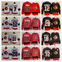 Men Hockey Ottawa Senators Jersey Reverse Retro Blank 7 Brady Tkachuk 72 Thomas Chabot 18 Tim Stutzle 12 Alex DeBrincat 28 Claude Giroux All````shirt