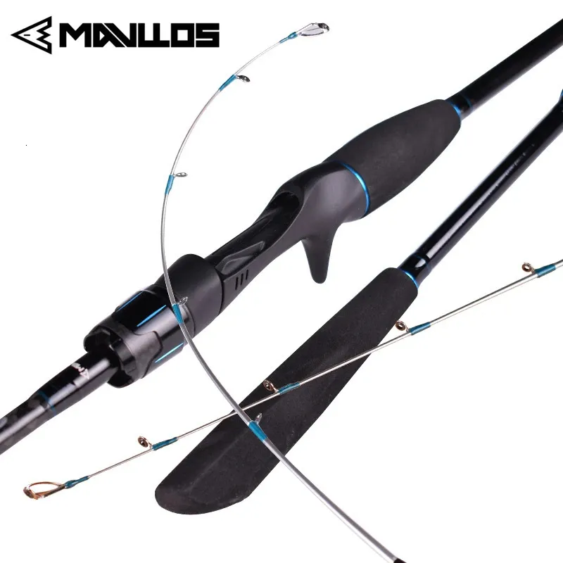 Boat Fishing Rods Mavllos AC Octopus Fishing Rod Fast Carbon Tip Squid Cuttlefish Casting Rod 1.8m 2.02m Boat Saltwater Hanchi Fishing Jigging Rod 231216