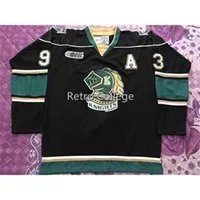 CeUf London Knights #93 Mitch Marner green White Black Hockey Jersey Embroidery Stitched Customize any number and name Jerseys