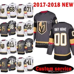 Custom MENS Vegas Golden Knights 56 Erik Haula mens Reilly Smith 68 TJ Tynan Jersey 71 William Karlsson 41 Pierre-Edouard Bellemare Jerseys