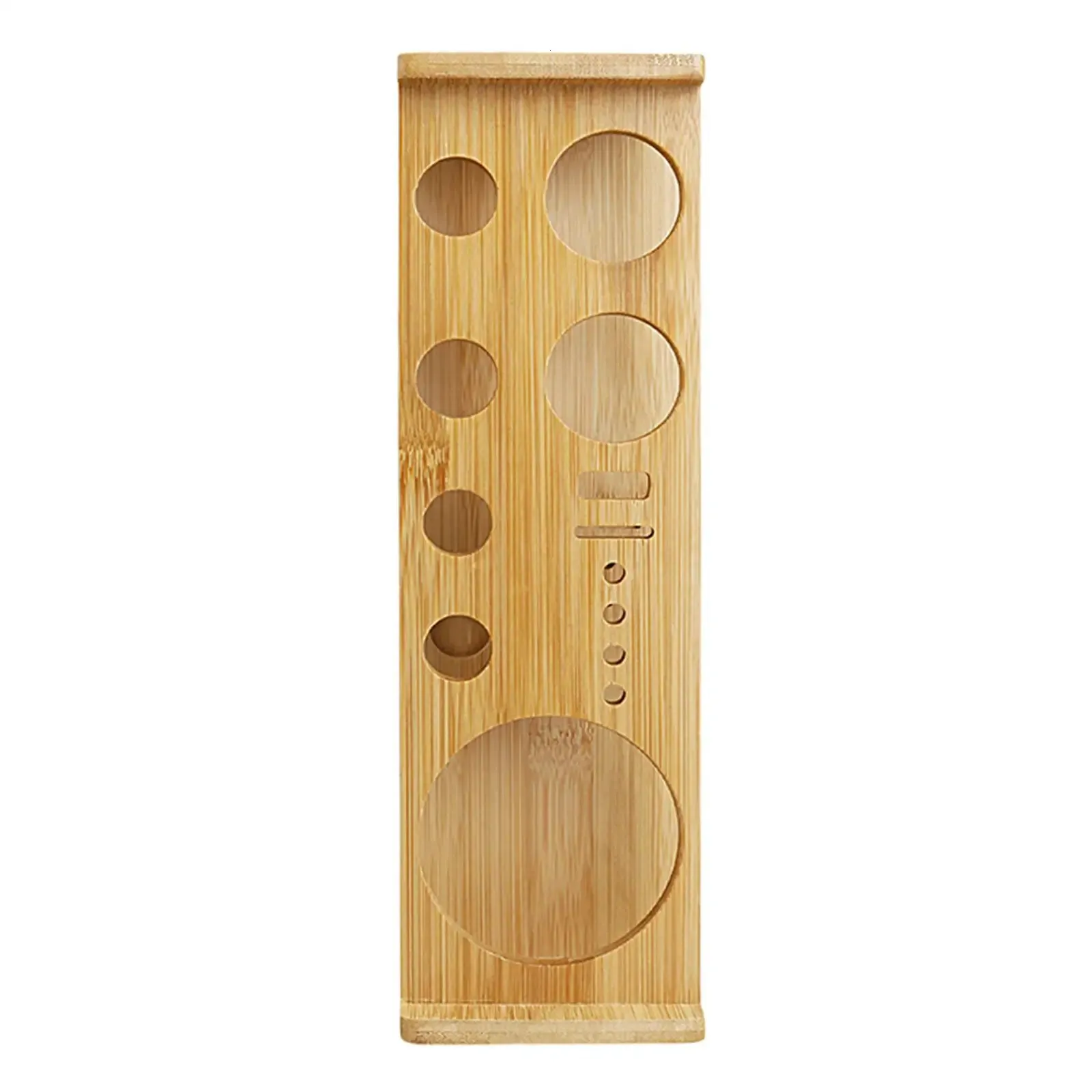 Cocktail Bartending Set Wooden Stand Multifunction Display Stand Barware Drinkware Set Cocktail Shaker Stand for Bar Home