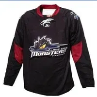 Men Youth women Vintage hockey Customize AHL Cleveland Lake Erie Monsters Hockey Jersey Size S-5XL orr custom any name or number236a