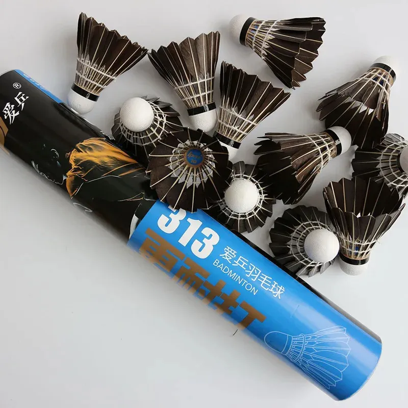 Badminton Shuttlecocks Black Barreled Badminton Training Match Black
