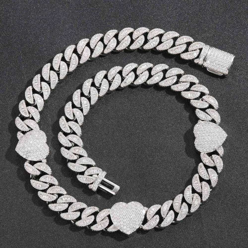 Iceman Biżuteria 15 mm długi łańcuch Naszyjnik