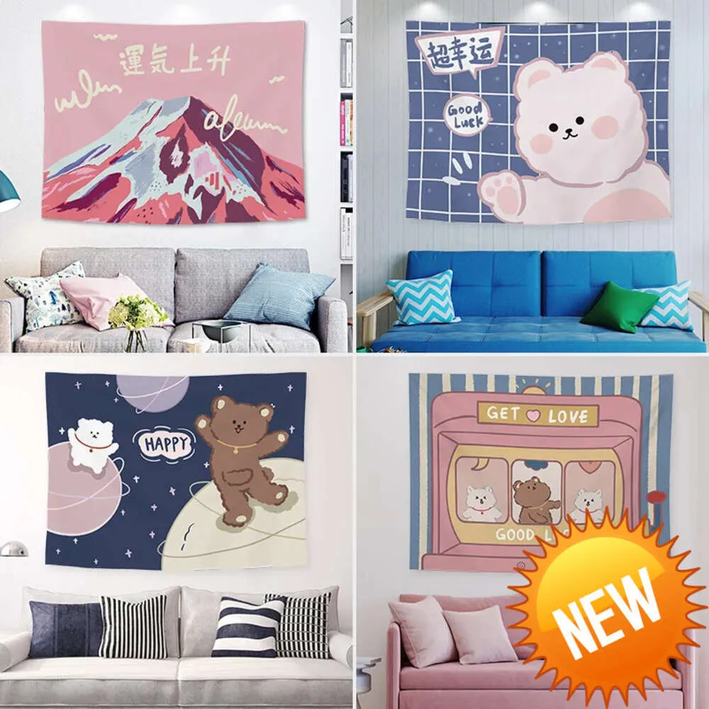 3d Anime fond tenture murale tissu anniversaire fille décorations tapisserie couvrant tissu suspendu chambre Girly photographie décoration de la maison