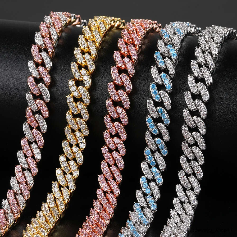 Iced Out Cuban Link Chain White Gold Filled Choker Necklace Thick Miami Hip Hop Jewelry Basic for Mens Women_ipsvogv.com