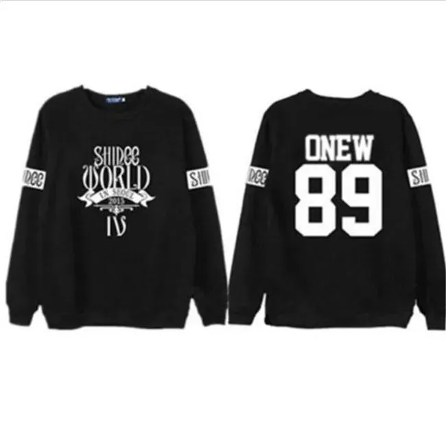 Sweatshirts Wholesalekpop shinee unisex pamuk kazak taemin onew minho sweatershirts