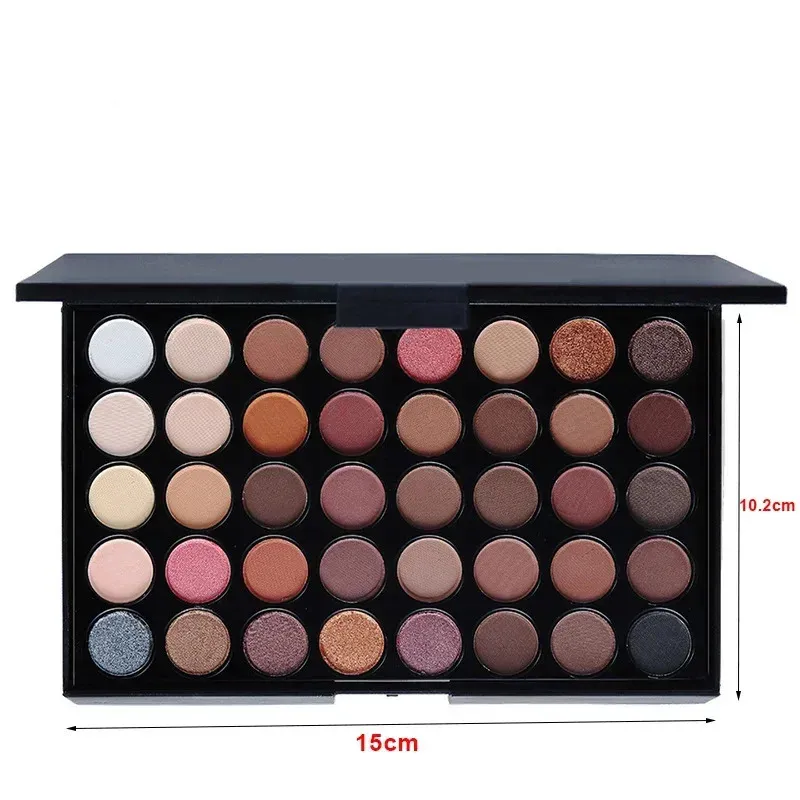 Lidschatten 40 Farben Lidschatten Palette Kosmetik Make-up-Set Glitter Nude Fashion Lidschatten Palette für Frauen Kosmetik Make-up Lidschatten 231216