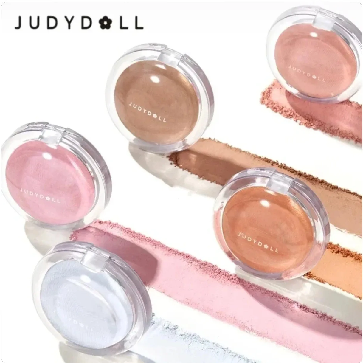 Румяна JUDYDOLL Водостойкие бархатные матовые румяна Расширяющаяся смесь румян телесного цвета Натуральные осветляющие кожу Палитра для макияжа 231218