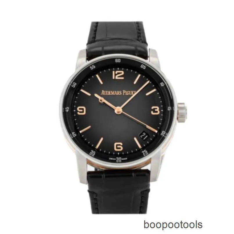 Швейцарские часы Audema Pigu Роскошные наручные часы Royal Oak Series Audema Pigue Code 11.59 Мужские часы с автоматическим золотым ремешком 15210CR.OO.A002CR.01 WN-2TZ1