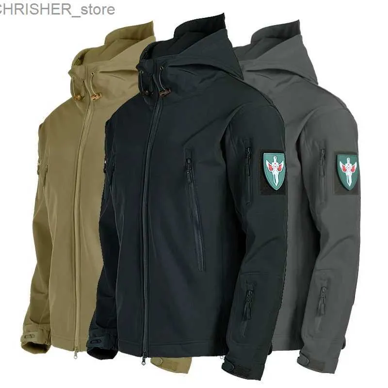 Vestes tactiques 2023 veste d'extérieur pour hommes veste militaire tactique coupe-vent imperméable légère respirante confortable veste de randonnée MenL231218