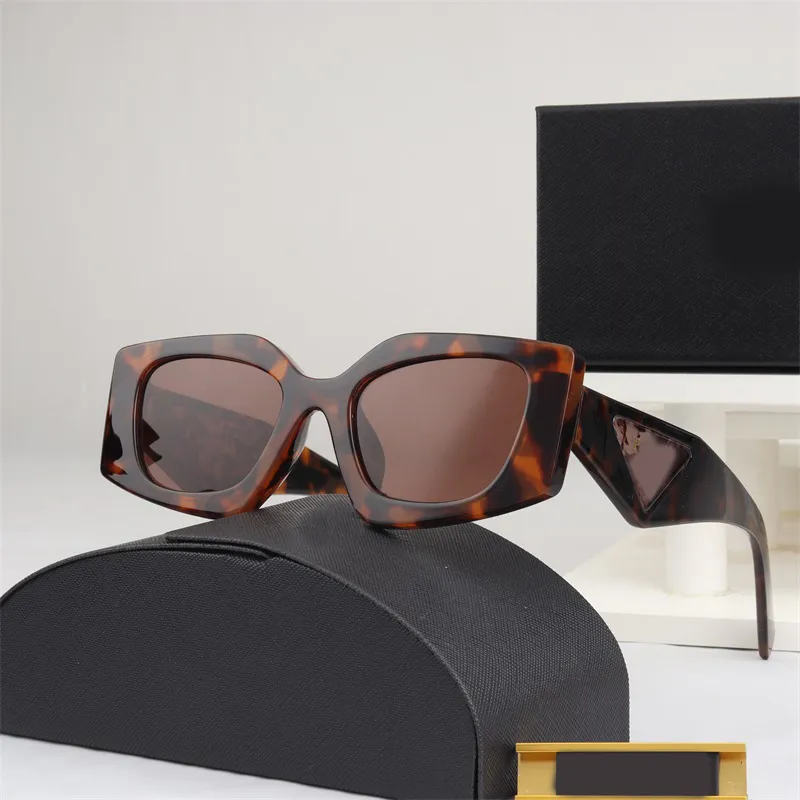 Mens sunglasses classic designer sunglasses for women luxury eyewear wide full frame designers sun glasses black leopard print blue white trendy ga069