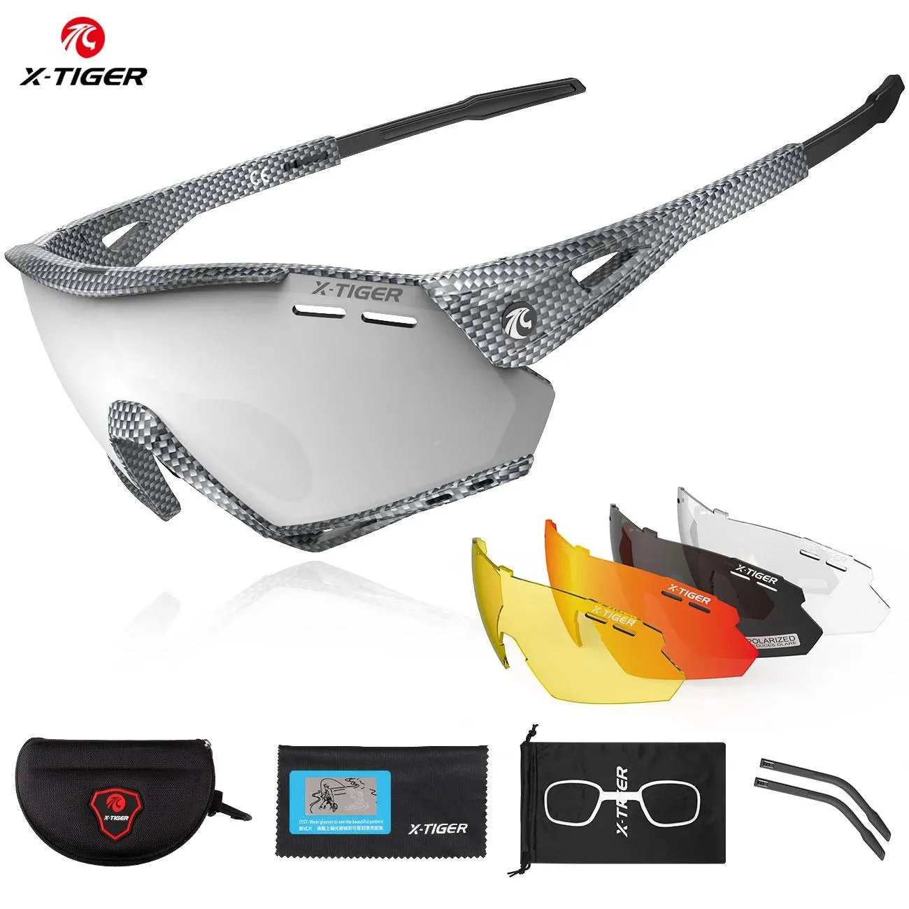 Okulary xtiger okulary rowerowe spolaryzowane szklanki rowerowe