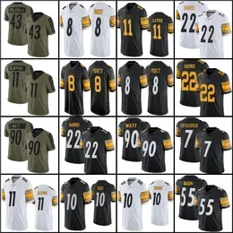 Jersey ''Steelers''8 Kenny Pickett 11 Chase Claypool T.J. Watt 22 Najee Harris George Pickens Mitchell Trubisky Pat''