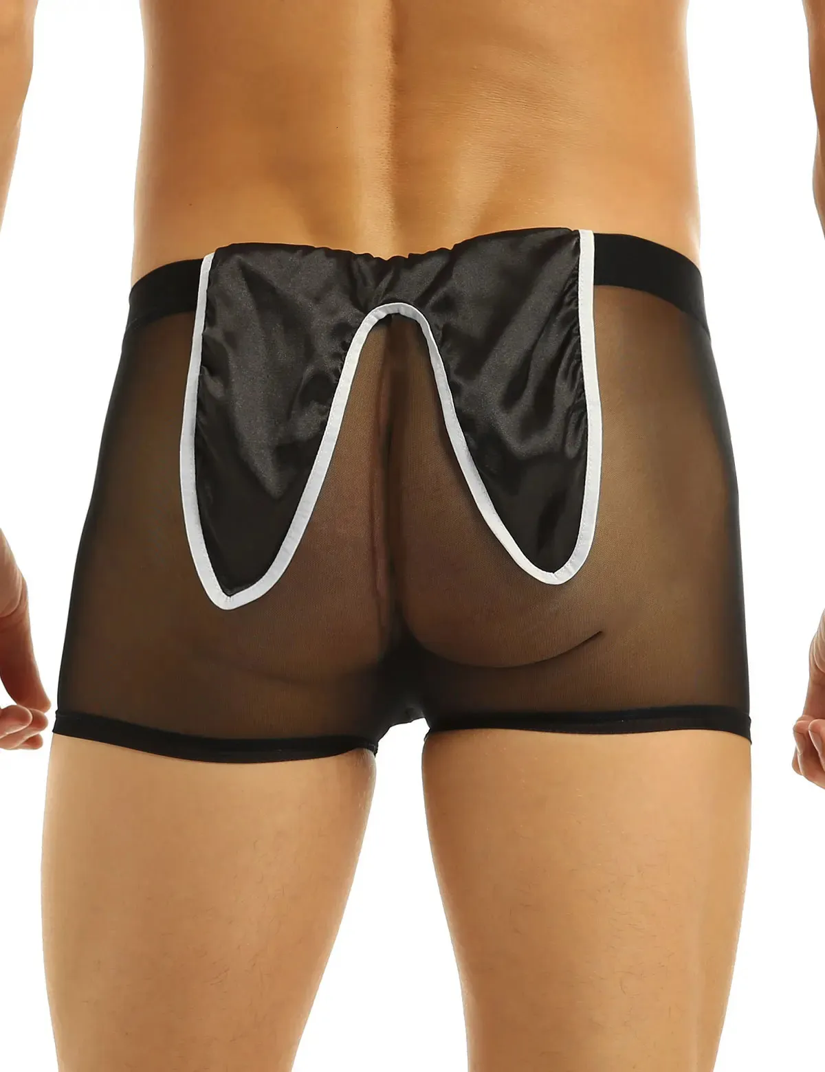 Men's Sexy Knickers Boxer Shorts Underwear Briefs Comfort Panties Open  Front