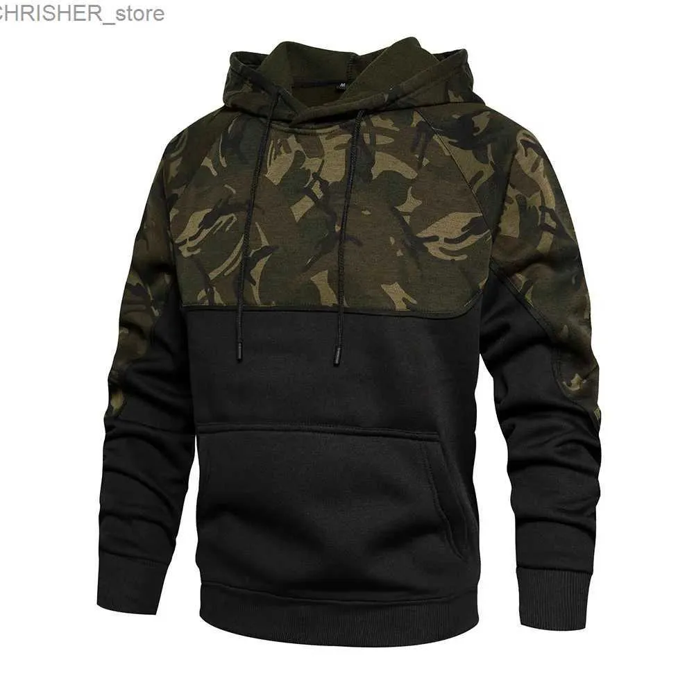 Chaquetas tácticas Hombres Ejército Verde Hombres Camuflaje militar Sudaderas con capucha Casual Otoño Invierno Sudaderas con capucha Hombre Sudadera con capucha Hip Hop Jersey ChándalesL231218