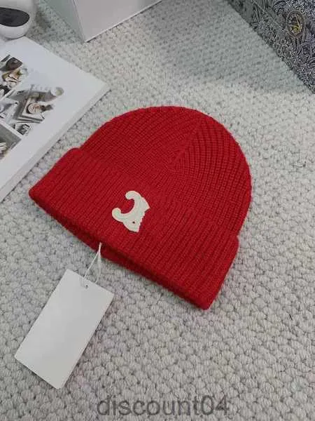 Beanie/Skull Caps Designer Arc de Triomphe Super Stylish Show Face Face Liten 2023 Autumn/Winter Wool Sticke Hat Fashion Merveile Garanti Cbakaktu