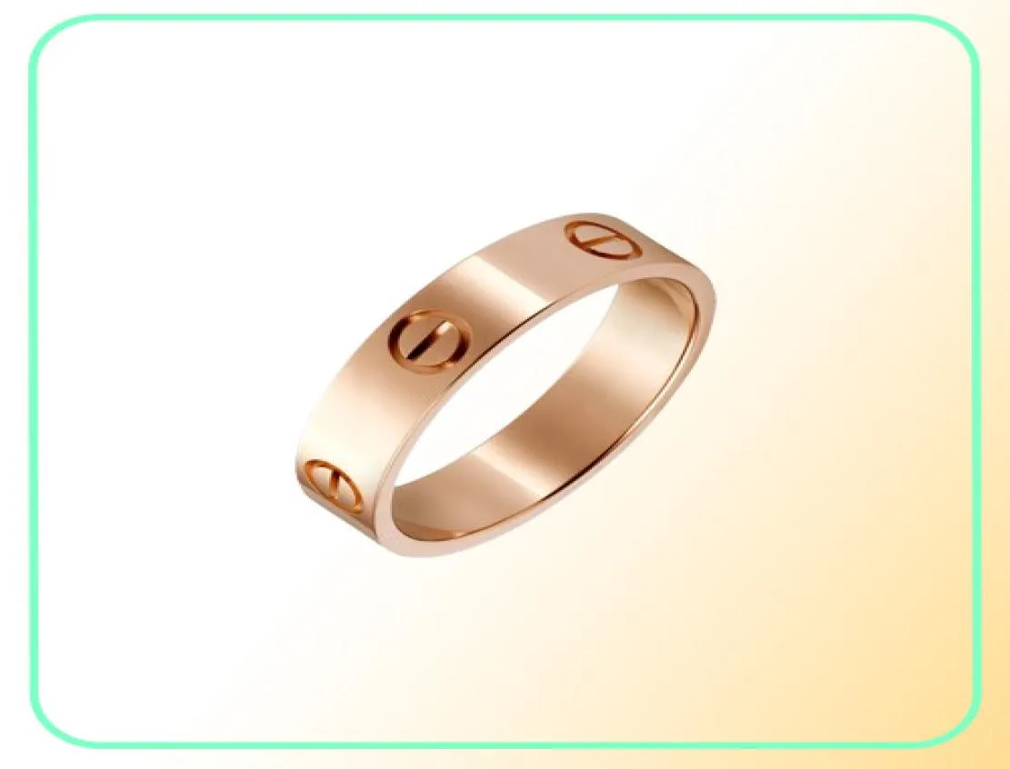 Love Screw Ring Luxury Designer Jewelry For Women Gold Rings