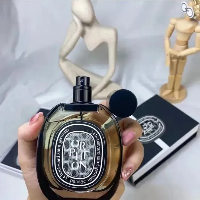 Incense Unisex Perfume Fragrance Designer Brand Spray Orpheon 75ml black bottle men women fragrance charming smell Longer Lasting Cologne