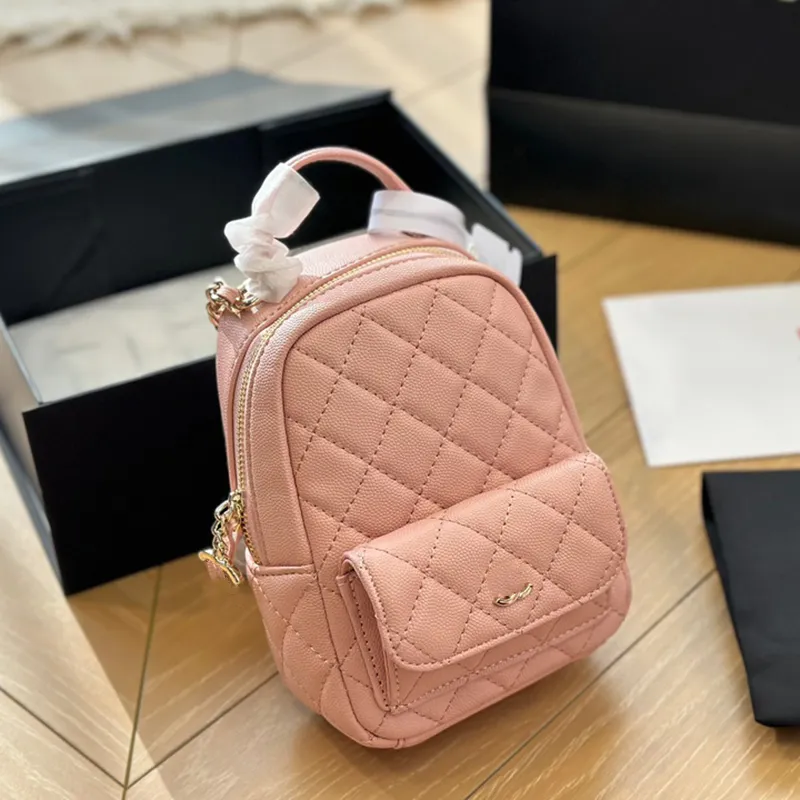 fashion mini backpack bag Kind Featuring simple and detailed designs Mini Backpack 7 in Caviar