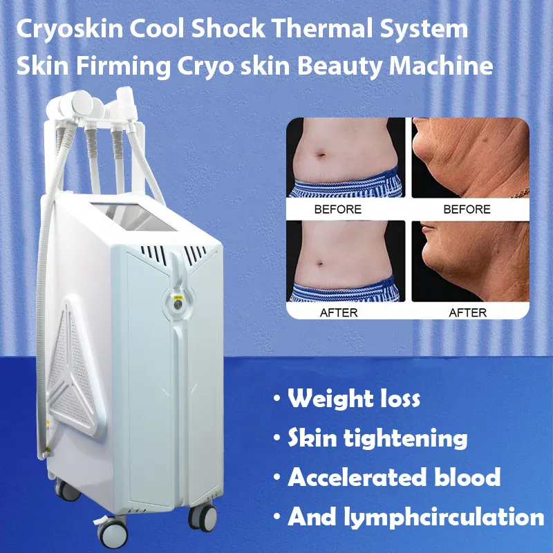 CE-certifikat Cryolipolysis Fat Freeze Machine Cryo Body Slimming Cryooskin T-Chock Skin Drawing