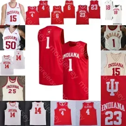 Indiana Hoosiers Basketball Jersey NCAA College Xavier Johnson Michael Durr Parker Stewart Thompson Anunoby Gordon Zeller Crawford Thomas Le