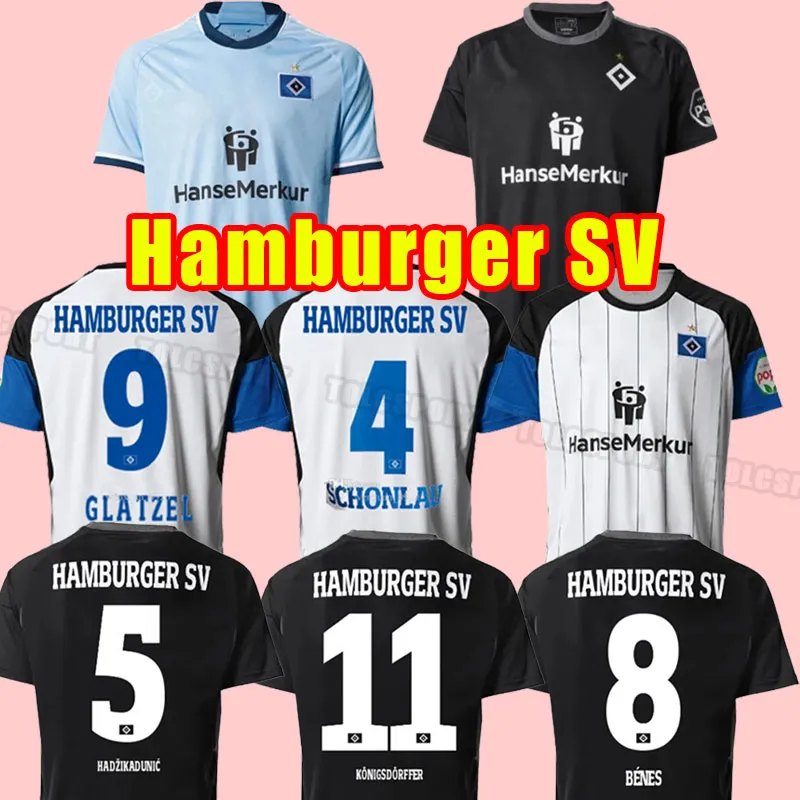 Футбольные майки 23 24 Hamburger SV на выезде 2023 2024 HSV MANNER KINDER Униформа МУЖСКАЯ комплект футбольные рубашки Униформа Мужская