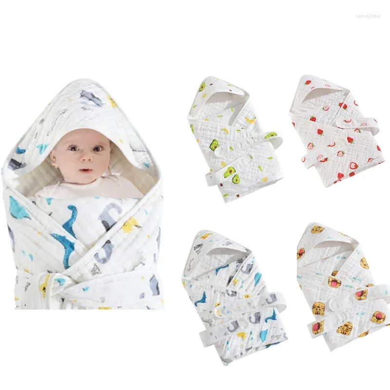 Coperte in cotone per neonati, fasce per neonati, sacchi a pelo per neonati, prodotti per la biancheria da letto per bambini, sacchi a pelo