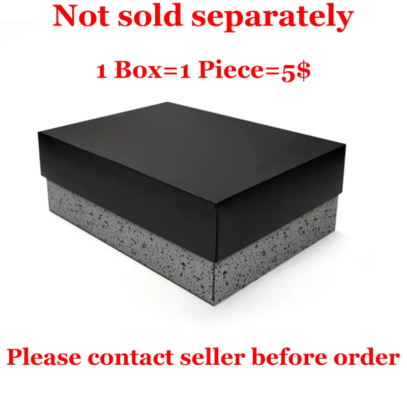 Zahlen Sie eine zusätzliche Gebühr für die Box, eine zusätzliche Gebühr für die Versandkosten, ändern Sie die Schuhgröße, den Farbstil, versenden Sie erneut und treffen Sie nach der Bezahlung eine Vereinbarung mit dem Verkäufer