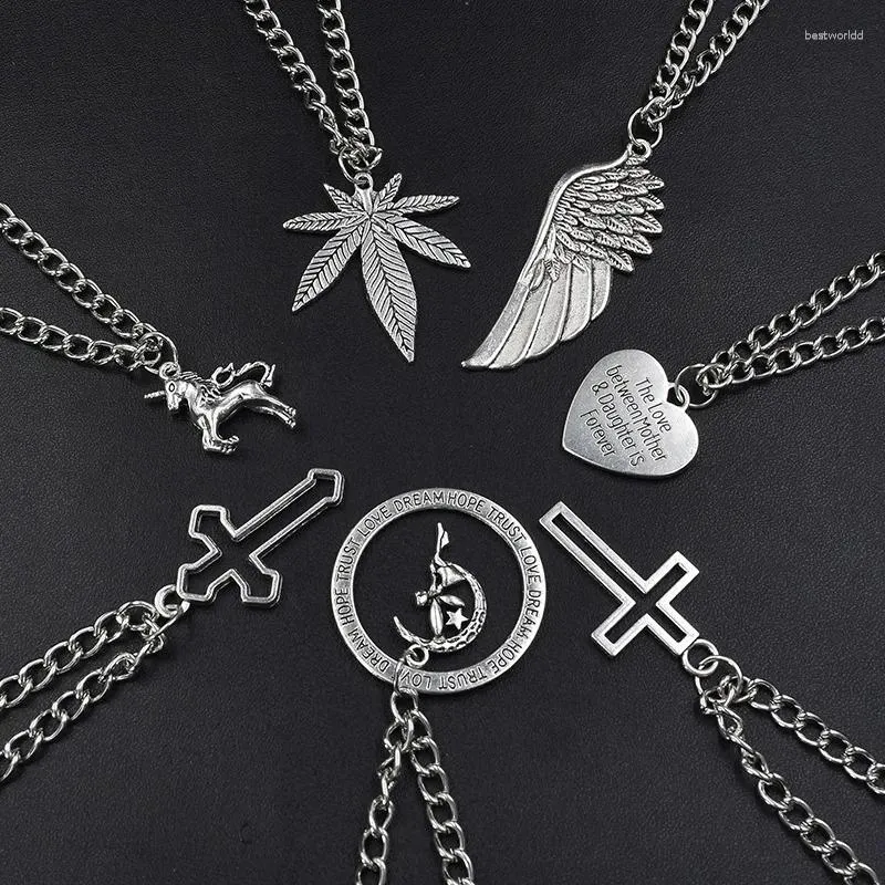 Pendant Necklaces Hip-hop Lovers Pendants Male And Female Students Jewelry Birthday Gift Forest Department