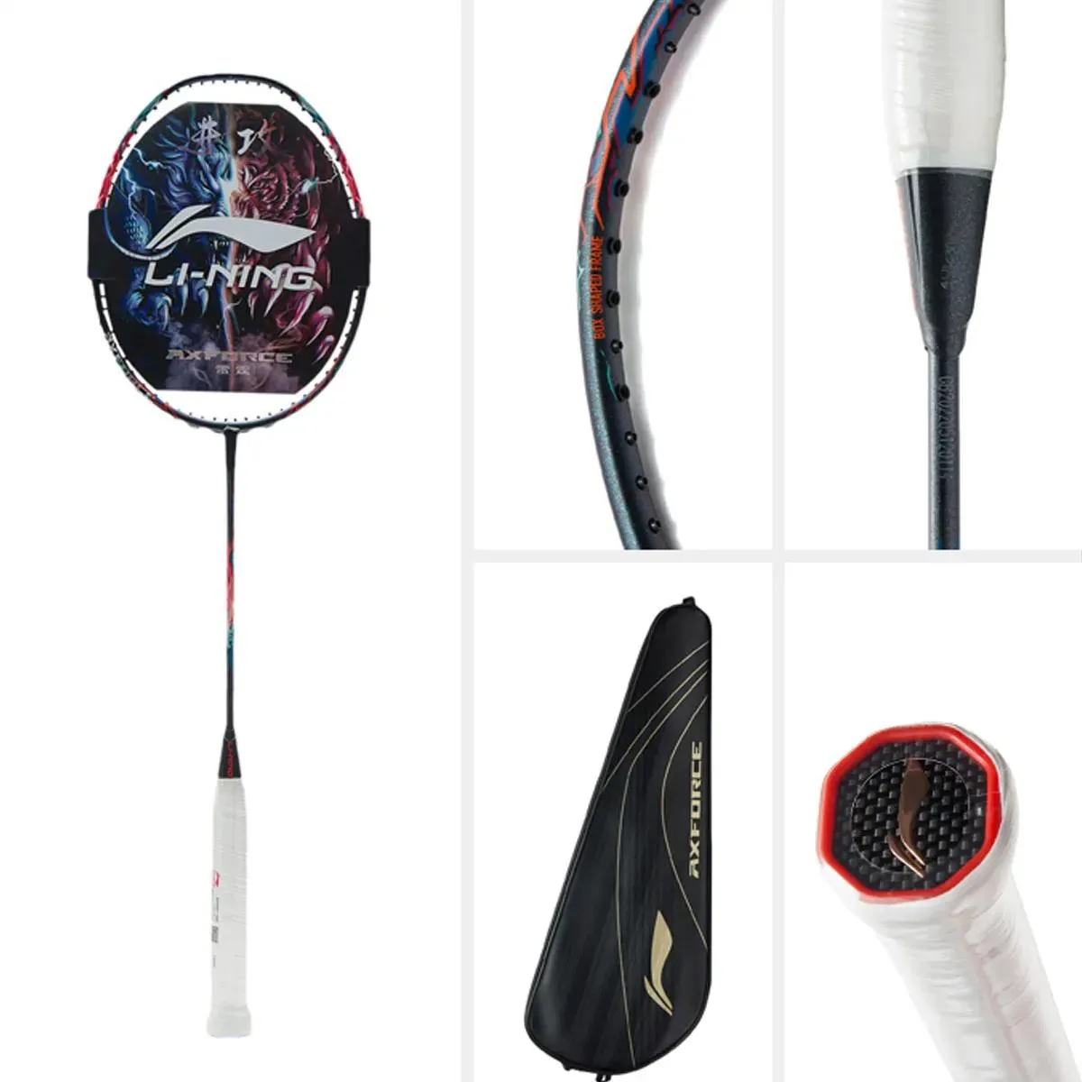 Raquetes de mancha de badminton racket raquete 8090100 All Carbon Ultra leve fibra de carbono