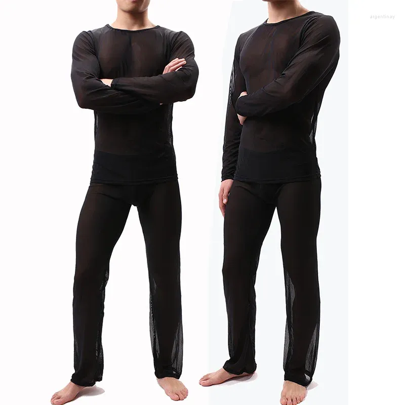 Mens thermal top pj set