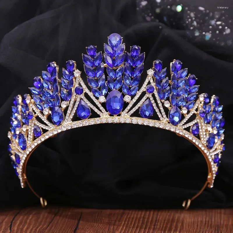 Pinces à cheveux KMVEXO diadème de mariage cristal couronne de mariée diadème voile diadèmes accessoires couvre-chef bijoux de tête