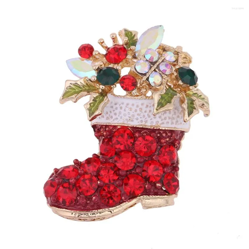 Brosches Christmas Series Brosch High-end Boots Corsage