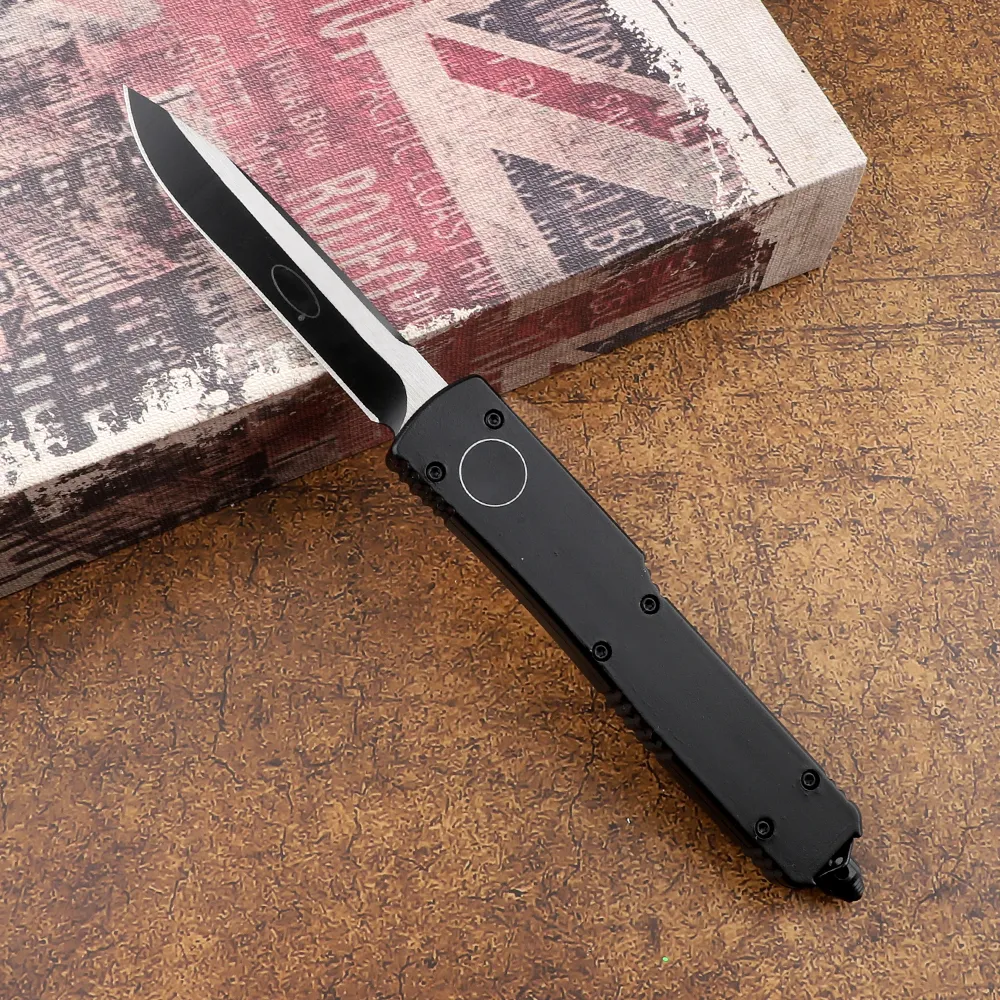 Portable Outdoor UT85 440 Blade Folding Knife Aluminum Handle Sharp High Hardness Survival Hunting Camp Self Defense Pocket EDC Tool