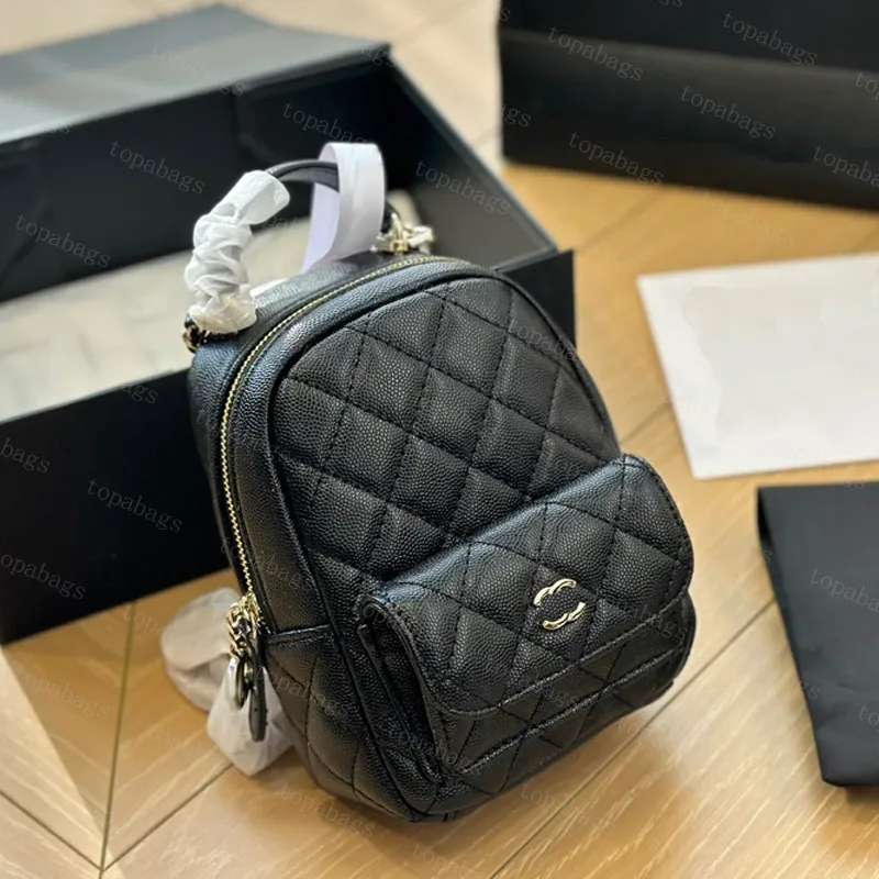 Nuovo arrivo Lady Fashion Borse zaino Mini pack Borse a tracolla a catena lunga Borsa da donna di lusso Borsa da donna Zaini a canale in pelle di vacchetta