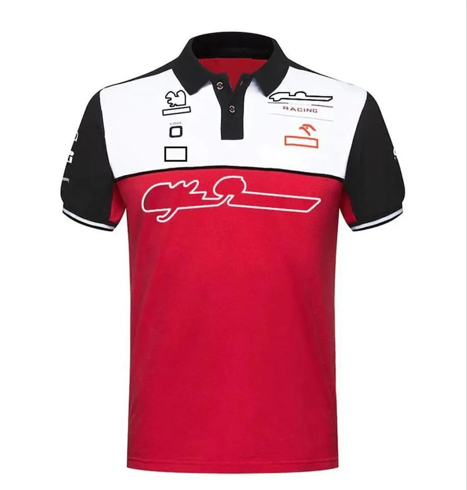 Mäns T-shirts Apparel F1 Team Polo Shirt New Season Formula One Team med samma overaller och anpassade uniformer UNM6 8N0R