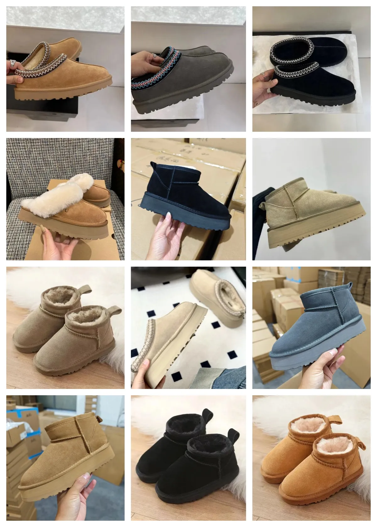 حذاء الأطفال الساخن طفل صغير تسمان II Slippers Tazz Baby Designer Boot Shoes Chestnut Fur Slides Sheepes Sheerling Ultra Mini Boot Boot Winter Winter Wool On Wool Little Big Big