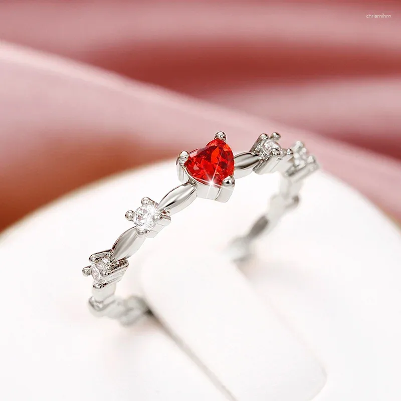 White Sapphire Couple Rings 925 Silver Wedding Accessories For Women, Size  6 10, Cubic Zirconia Fashion Garnet Jewelry Gift G1125 From Sihuai05, $7.45  | DHgate.Com