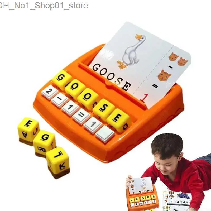 Sorting Nesting Stacking toys Spelling Games For Kids Ages 3-5 Arithmetic Learning Toy Montessori Early Educational Preschool Kindergarten Q231218