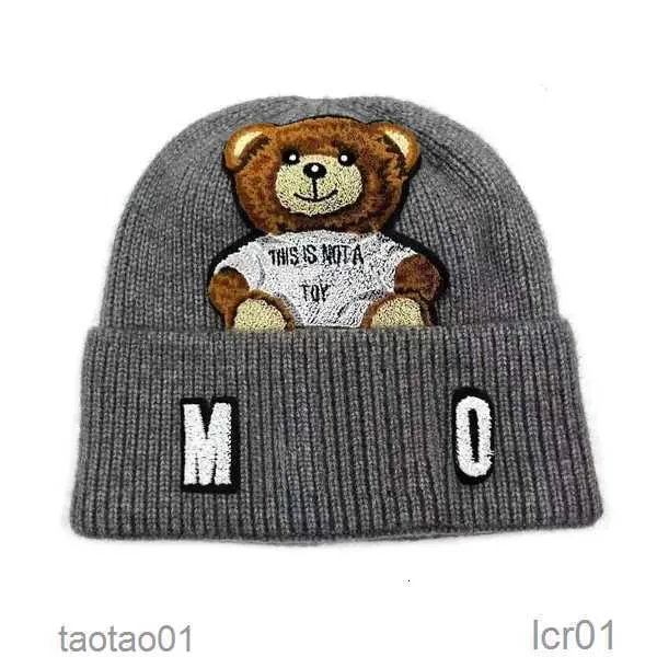 2024 Neue Luxurys Designer Beanie Hut Schädelkappe Winter Unisex Kaschmir Buchstaben Casual Outdoor Bonnet Strickmützen Warme Mehrfarbige Mode Bär Beaniesqio6