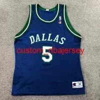 Stitched Custom New Jason Kidd Jersey Adult Blue Champion Basketball Retro Basketball Jerseys Men Women Youth Basketball Jerseys