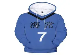 Men039s Hoodies Sweatshirts 3D Anime Kuroko039s Basketball Kuroko No Basket Basuke Kaijo School Uniform Kise Ryota Unisex 2129624