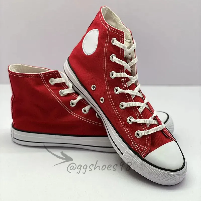 Canvas Shoes Designer Classics Retro Wear Wear Rightweight Low Withing Low و High Cut Flat Plate للرجال والنساء