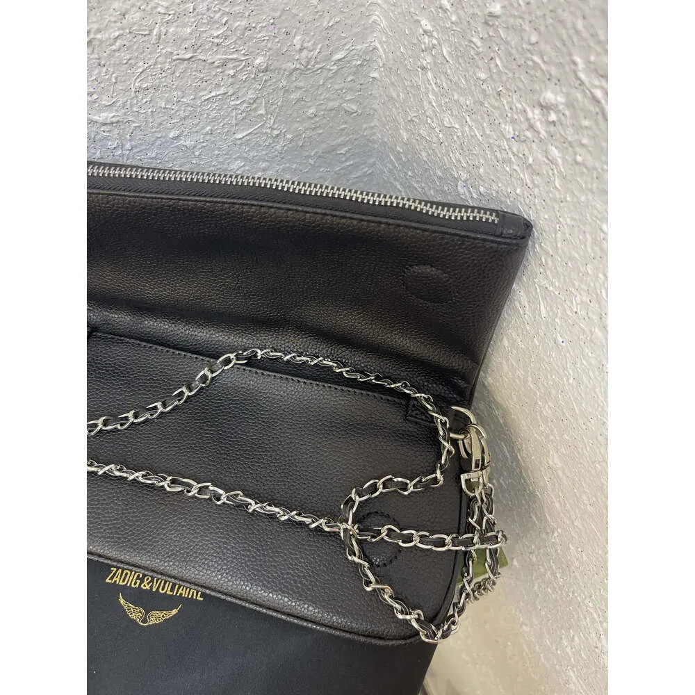 Luxury Pochette Rock Wings Zadig Voltaire bag top quality womens tote  diamond Designer baguette bag Leather purse handbag chain clutch flap Cross  body