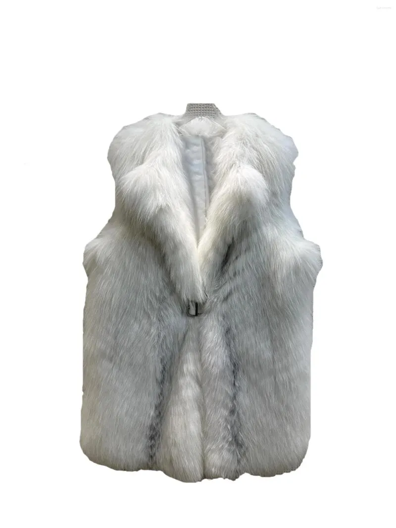 Women's Fur Vest Fashion Senior Personlighet Varma och bekväma 2024 Fall Winter 1202