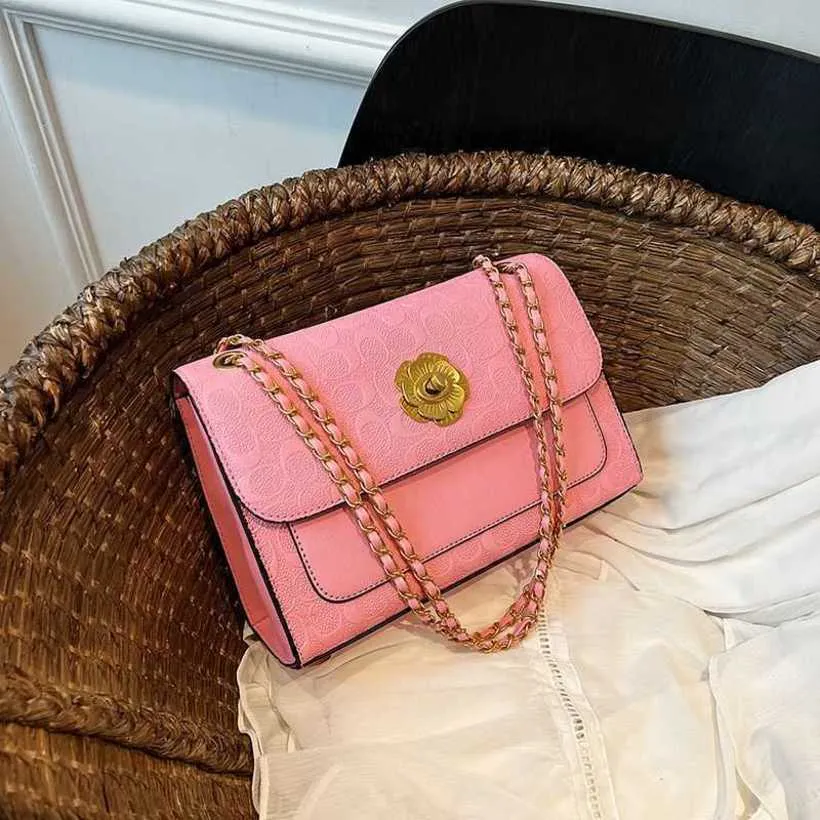 Designer dameshandtas Franse niche-onderarmtas voor dames in 2023 nieuwe cameliabloem high-end gevoel buitenlandse stijl crossbody met één schouderketting