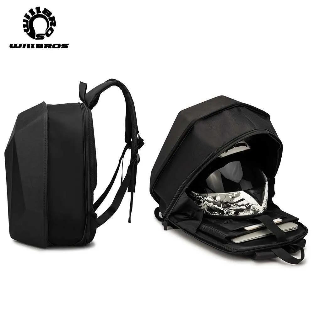 Motorcycle helmet shop backpack