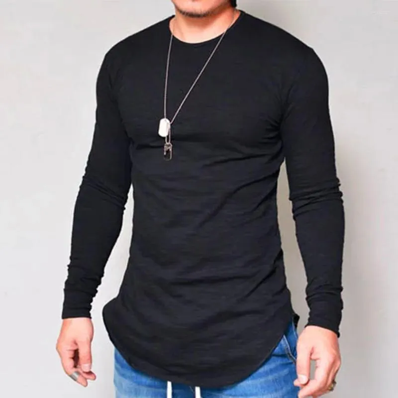 Ternos masculinos b3618 colarinho lazer cor pura manga longa streetwear engraçado camiseta para homem