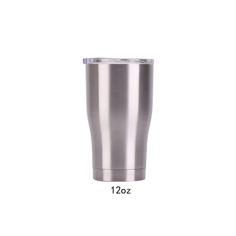 Stainless Steel Tumbler Cup With Lid 30 20 12 Oz Double Wall Vacuum Flask Insulated Beer Cup Drinking Thermoses Coffee VT0225